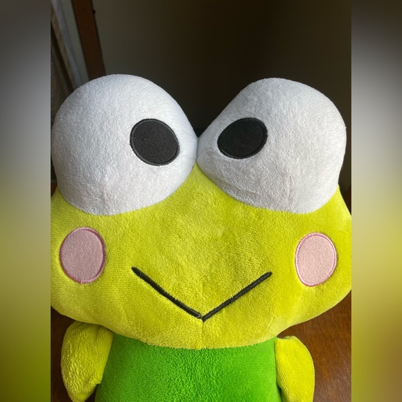 SANRIO HELLO KITTY KEROPPI FROG FIESTA STUFFED ANIMAL PLUSH TOY SOFT 15” - Picture 2 of 10